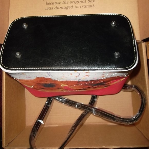 COPY - Jeweled Red Shar Pei puppy dogs photo purse tote - Picture 6 of 7